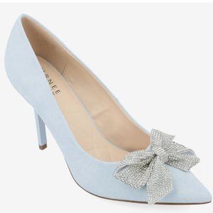 Blue pumps, heels, Journee Collection Marcie Pump, Sz 8